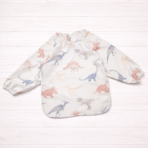 Babero manga larga - Dinosaurios - Imagen 1